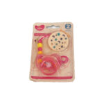 Pacifier with Chain & Clip